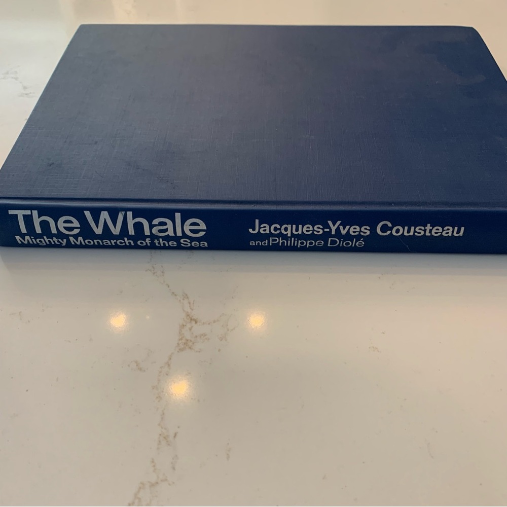 The Whale The Undersea Adventures Of  Jacques Cousteau Vintage  70’s Book